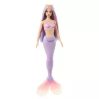 5. Mattel Barbie Lalka Syrenka Fioletowy Ogon HRR06 WB4