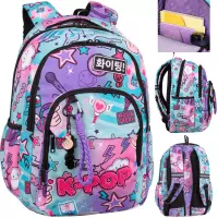 7. CoolPack Basic Plus Plecak Szkolny K-Pop Rainbow F003037