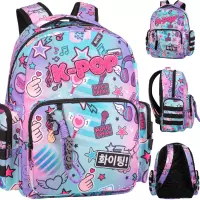 7. CoolPack Caro Plecak Szkolny K-Pop Rainbow F167037