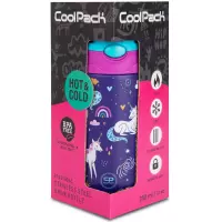 1. CoolPack Bono Bidon Metalowy 350ml Mrs Unicorn Z10935