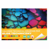 1. Starpak Blok Techniczny A3 Kolorowy 589541