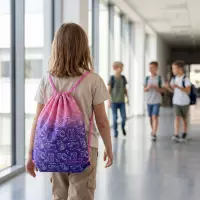 5. AstraBag Worek Szkolny Na Sznurkach AD1 Kitty 507026003