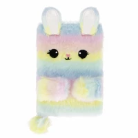 4. Starpak Pamiętnik Pluszowy Notes A5 Rabbit Pastel 527835