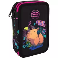 1. CoolPack Jumper 2 Piórnik Dwukomorowy Z Wyposażeniem Capybara Music F066961
