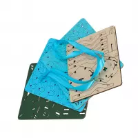 3. Mega Creative Puzzle Drewniane 3D Kwiaty 590288