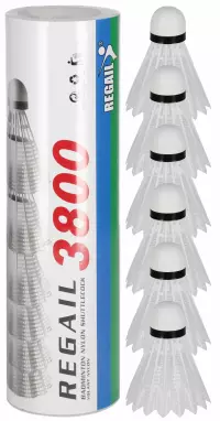 2. Mega Creative Lotki Do Badmintona Białe 6szt 576963