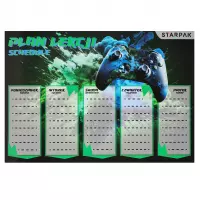 6. Starpak Plan Lekcji A5 z Naklejkami na Zeszyt Pad  591759