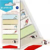 4. Starpak Zakładka Indeksująca 45x12/20k 6 Kolorów Papugi 505504