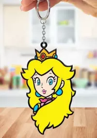 2. Brelok PVC Super Mario - Księżniczka Peach