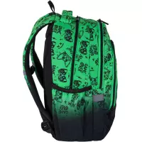 3. CoolPack Prime Pro Plecak Szkolny Game Over Gradient Green F162969