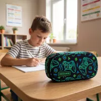 5. AstraBag Piórnik AC6 Saszetka Usztywniona Game On 503026030