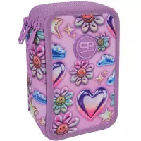 1. CoolPack Jumper 3 Piórnik Trzykomorowy Z Wyposażeniem Balloons F067970