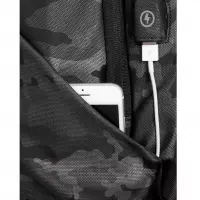 5. R-Bag Plecak Męski na Laptopa 15" z USB Kick Camo Z093