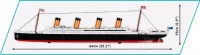 3. Cobi Klocki Historical Collection Statek R.M.S. Titanic 722el. ET1929