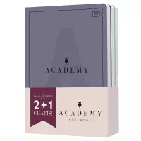 3. Interdruk Zeszyt Academy A5 60 kartek kratka 3 sztuki 355997