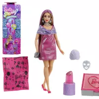 2. Mattel Barbie Party Unboxed Glam Party Stylowe Przygotowania Lalka Zestaw Różowy JFY67