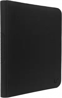 1. Ultra Pro: Patchcraft - Zippered 9-Pocket PRO-Binder - Black
