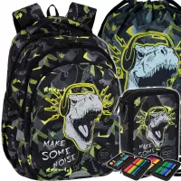 1. CoolPack Zestaw Szkolny Dinopark 3el. Plecak Jerry F029966 + Worek F159966 + Piórnik F066966