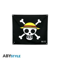 4. Zestaw Prezentowy One Piece: Flaga + Brelok 3d + Kubek Termoaktywny