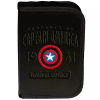 4. Paso Piórnik Dwuklapkowy bez Wyposażenia Captain America AV25AV-P001BW