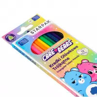 6. Starpak Kredki Ołówkowe 12 kolorów Trójkątne Care Bears 580595