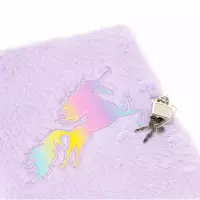 3. Starpak Pamiętnik Pluszowy Zamykany na Kłódkę Unicorn 564629
