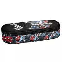 1.  Paso Piórnik Tuba Usztywniona Spider Man Black SP25WW-013