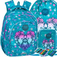 1. CoolPack Zestaw Szkolny Seafish 3el. Plecak Fast F163963 + Worek F159963 + Piórnik F066963