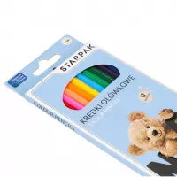6. Starpak Kredki Ołówkowe 12 kolorów Miś 580599