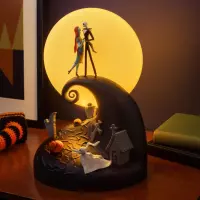 4. Lampka - Diorama Miasteczko Halloween 