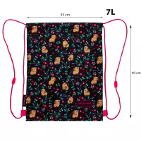 8. AstraBag Worek Szkolny Na Sznurkach AD1 Flower Capy 507026006