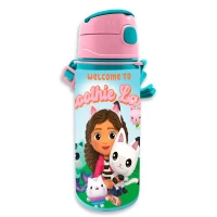 1. Bidon Aluminiowy Koci Domek Gabi - 600 ml
