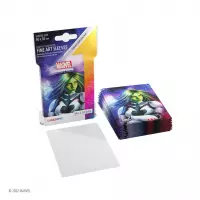 7. Gamegenic: Marvel Champions Fine Art Sleeves (66 mm x 92 mm) Gamora 50+1 szt.