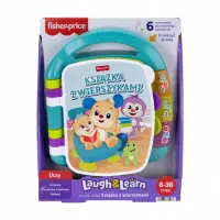 3. Mattel Fisher Price Interaktywna Książeczka z Wierszykami Ucz Się i Śmiej 