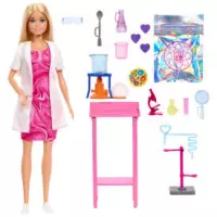 4. Mattel Barbie Zestaw Naukowiec + Akcesoria JCR70