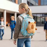 10. AstraBag Plecak Szkolny AB330 Fluffy Capy 502026018