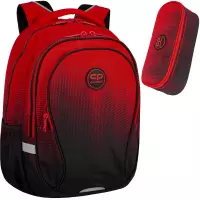 1. CoolPack Zestaw Szkolny Gradient Cranberry 2el. Plecak Factor X F002756 + Piórnik F062756