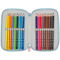 9. AstraBag Piórnik AC21 Dwukomorowy z Wyposażeniem Puppy Line 503026063