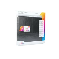 1. Gamegenic: 24-Pocket Pages Sideloading - Black - Koszulki do Segregatora - 10 szt