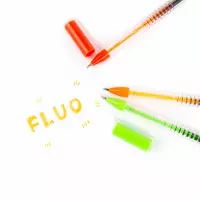 2. Kidea Długopis Żelowy Fluo 12 Kolorów 571822