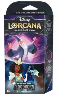1. Disney Lorcana Rise of the Floodborn: Amethyst & Steel Starter Deck