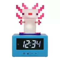 3. Lampka 3D z Budzikiem Minecraft Axolotl