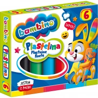1. Bambino Plastelina 6 Kolorów 001727