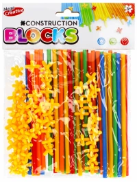 2. Mega Creative Klocki Konstrukcyjne Słomki 108 Elementów 474340