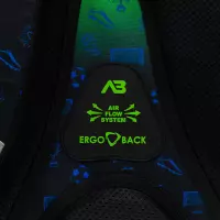 4. AstraBag Plecak Szkolny AB300 Ombre Football 502026053