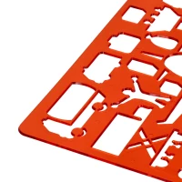 5. STARPAK Szablon 26x18cm Pojazdy Plastikowy 276075