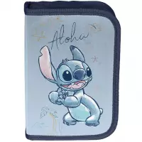 2. Paso Piórnik Dwuklapkowy z Wyposażeniem Stitch Blue DS26UU-P001