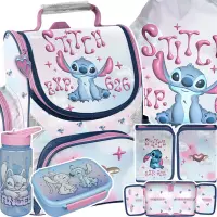 1. Paso Zestaw Szkolny 5el.Stitch Serce Tornister DS26ZZ-525 + Piórnik DS26ZZ-P001BW + Worek DS26ZZ-712