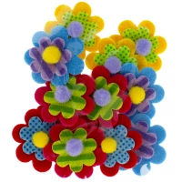 2. Craft With Fun Ozdoba Dekoracyjna Samoprzylepne Filcowe Kwiaty 463735