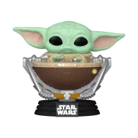 1. Funko POP Star Wars: The Mandalorian & Grogu - Grogu in Pram